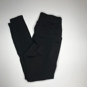 Popfit Stella Leggings Black Side Pockets Size XL
